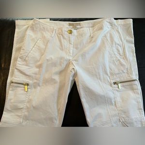 Michael Kors white cargo pants